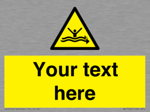 Custom Warning strong currents